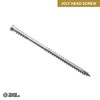  Ecko T-REX17 JoltScrew Jolt Head Screw 316 Stainless Steel