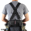 DB4-7-BK-X-X Diamondback Basic Suspenders for Toolbelts