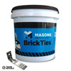 TIE85SS250 Masons 85mm Short Stainless Steel Brick Ties