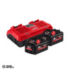 M18HOSPD802B Milwaukee M18 REDLITHIUM-ION High Output 8.0Ah Dual Bay Starter Pack