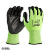 48738932 Milwaukee High Vis Cut Level 3 Gloves - L