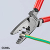 9771180 Knipex Crimping Pliers 180mm for Wire Ferrules