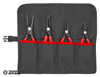 001957 Knipex Precision Circlip Pliers Set 4pc Tool Roll 140/180mmL