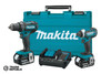 DLX2127T01 Makita 18V LXT 2-Pc. Drill Driver / Impact Driver Kit