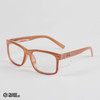 KENC0007 Natty Workwear Kenneth Caramel / Clear Lens Safety Glasses