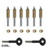 SY6P119-6 YALE Sash Window Bolt (6 PK)