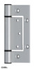 520ALU11070H Miles Nelson Aluminium Fast Fix Square Edge Fixed Pin Hinge 100 X 70 x 4MM