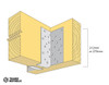 JHSS212 Pryda Split Joist Hanger 212mm per pair