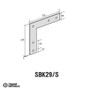 SBK29/S Pryda L Bracket Stainless SBK29/S