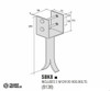 SBK8/S Pryda Post Support Stainless SBK8/S