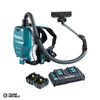 DVC261GX12 Makita 18V X2 LXT (36V) Brushless 2 Litre HEPA Filter, 3-Speeds, 32mm Dia. Pipe, Backpack Dry Vacuum, Kit (6.0Ah x 2)