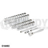 Milwaukee 50PC Rat & Skt Set Sae & Mtrc 1/4 DR