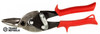 MW6716-L Midwest T-6716 Red Aviation Snips - Left Cut