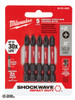 48324602 Milwaukee Shockwave 2'' Phillips #2 Powerbit Qty 5