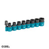 B-54645 Makita B-54645 Impact Socket Set 1/2 Inch Drive with 1/2 Inch Adapter 9 Piece