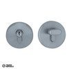 DEAD2 S Range Round Deadbolt Satin Chrome 