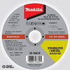 D-20557 Makita 230 x 2 x 22.23mm Standard Inox Cutting Disc W36R Single
