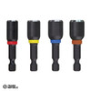 49664562 Milwaukee Shockwave Magnetic Nut DRIVER-4 Piece