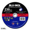 BL481-230X2.5X22 Blu-Mol Metal Cut-off Wheel 230 x 2.5 x 22mm