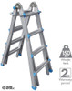 OXTL04 Easy Access Trade Series All-in-One Telescopic Ladder (0.9m - 5.7m)