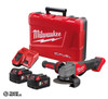 M18FAG125XPD-502C Milwaukee M18 FUEL 5 Grinder - kit, 2x 5.0 AH RED Lithium Batteries, Multi Voltage Charger & Carry Case.