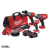 M18FPP4M2-602B Milwaukee M18 Next Gen FUEL 4pce POWERPACK - M18 FUEL 13mm Hammer Drill/Driver 1/4 Hex Impact Driver