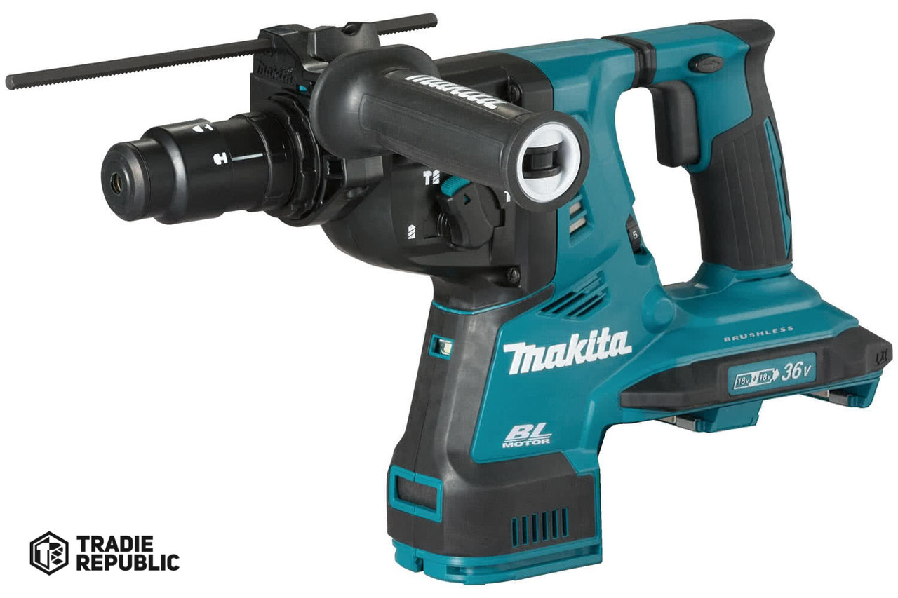 DHR283ZJ Makita DHR283ZJ 18V X2 LXT  (36V) Brushless  28mm AVT Rotary Hammer, accepts SDS-PLUS bits, AFT, AWS™ Capable, Tool Only, with Makpac case