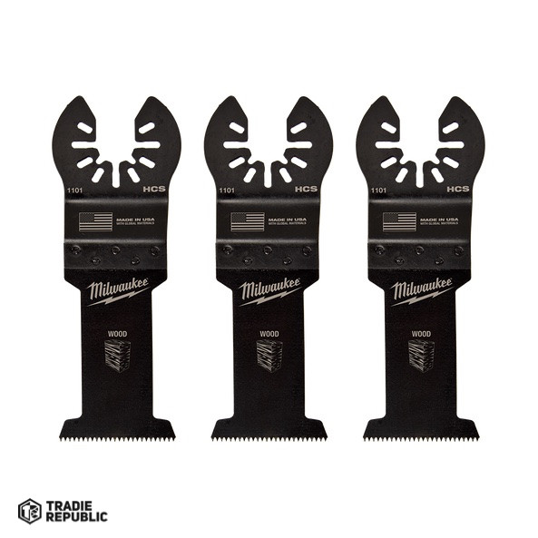 Milwaukee HCS Wood Blade 3PK 35mm Tradie Republic