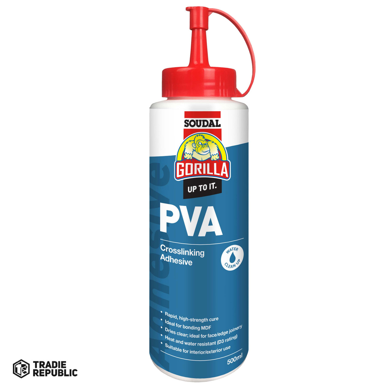 Gorilla Crosslinking PVA 500ml - Tradie Republic