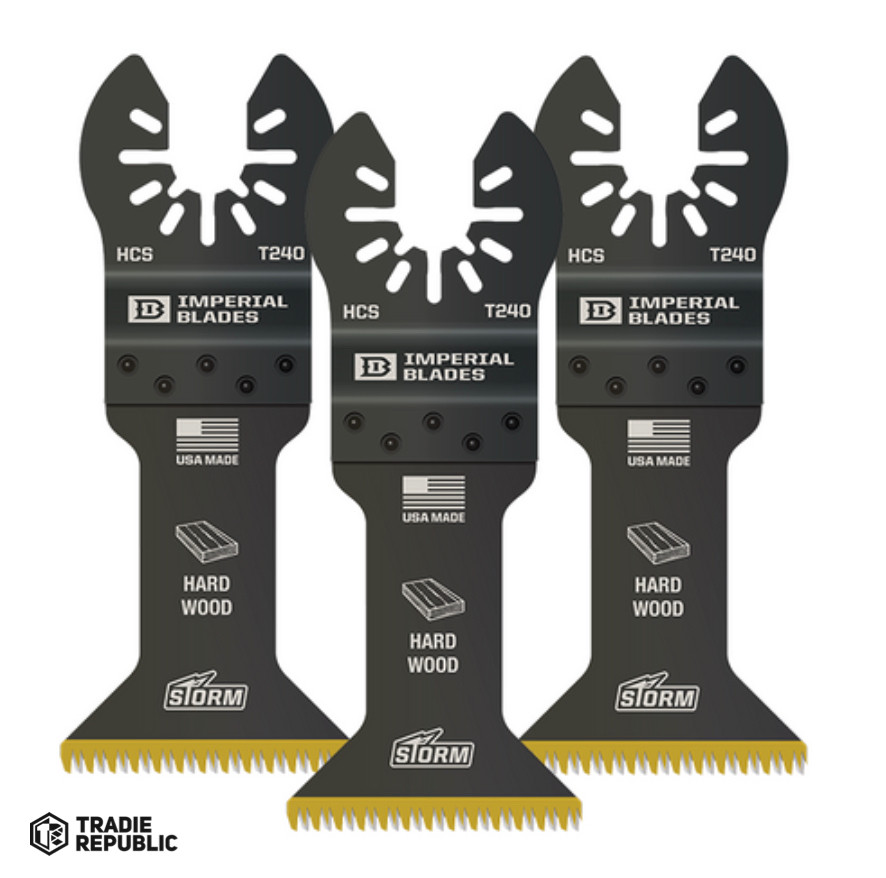 Imperial Blades Oscillating Blade 44mm Storm Wood 3 Pack Tradie Republic