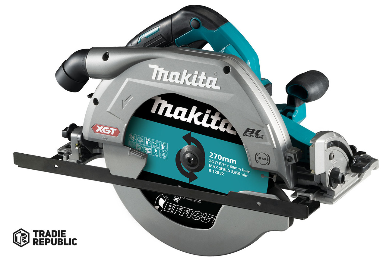 HS011GZ Makita XGT 270mm Rail Circular Saw - Tool Only