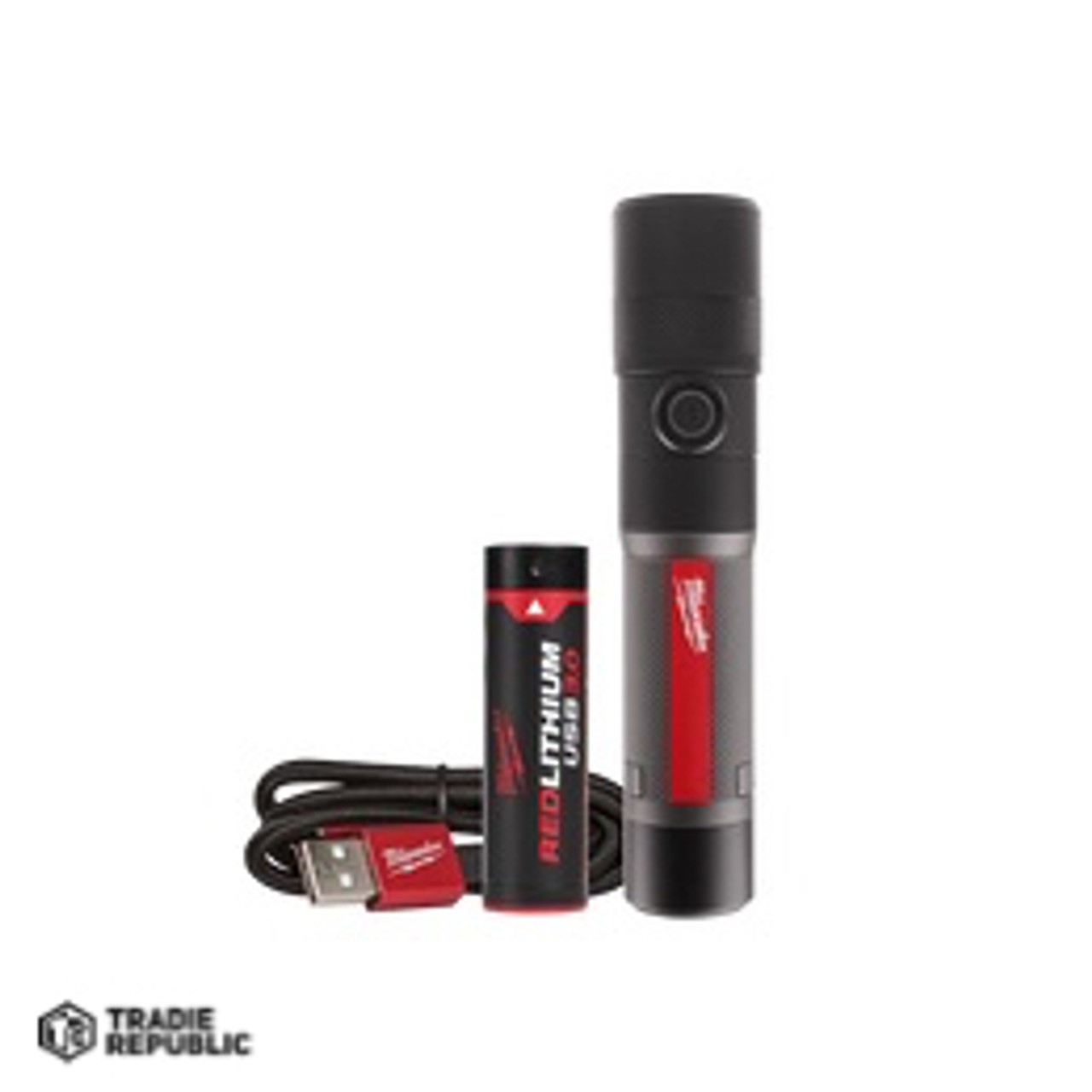 L4TMLED301 Milwaukee RedLithium USB Flashlight - 1100 lumens