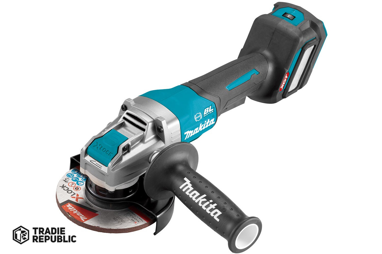 GA044GZ02 Makita XGT Grinder 125 P VS Aws Xlock