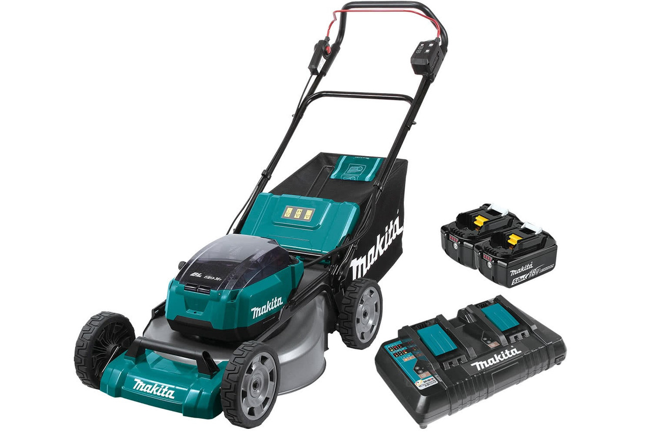 Makita 18Vx2 (36V) LXT Brushless 530mm (21") Metal Deck Lawn Mower