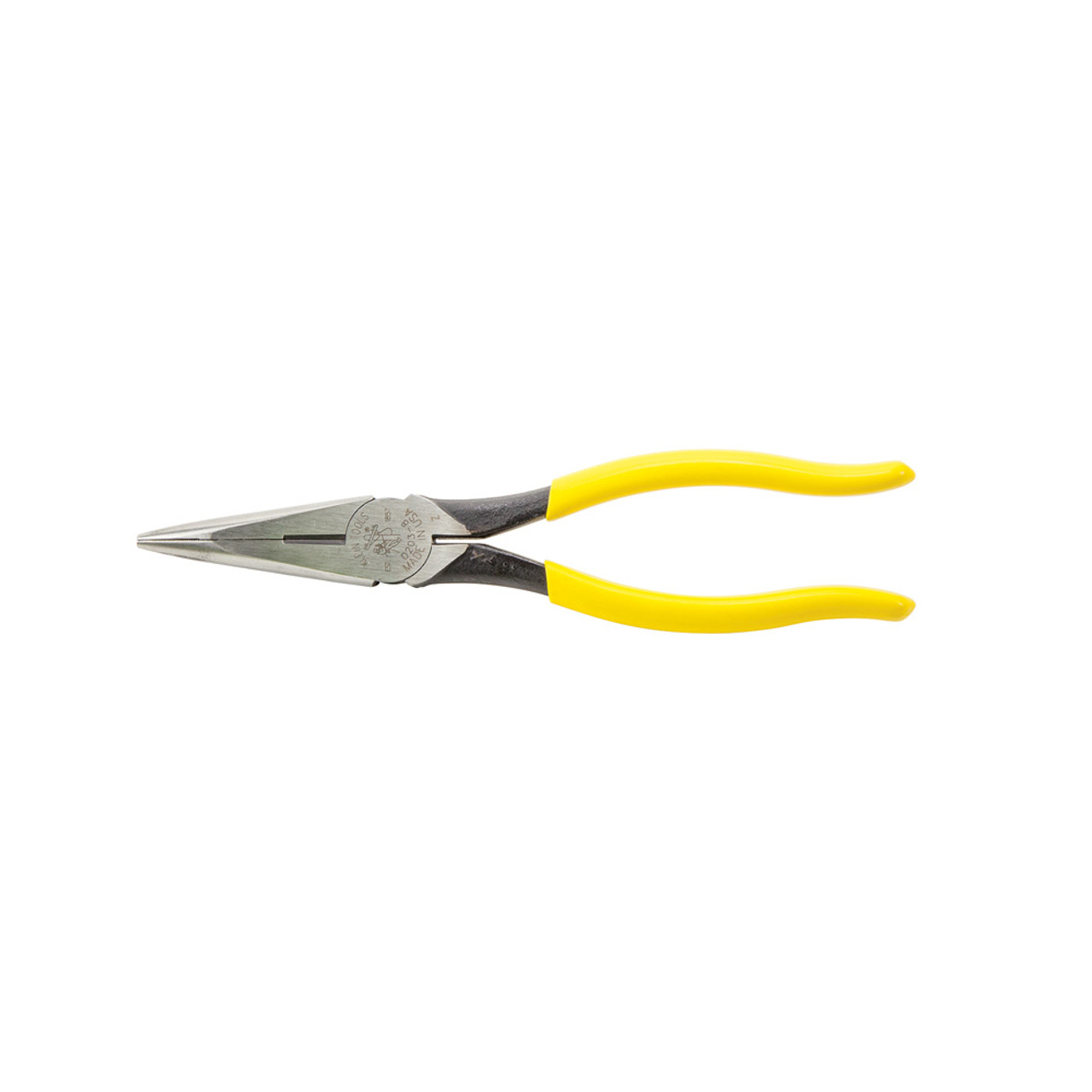 Klein 8 HD Long-Nose Pliers - Side-Cutting