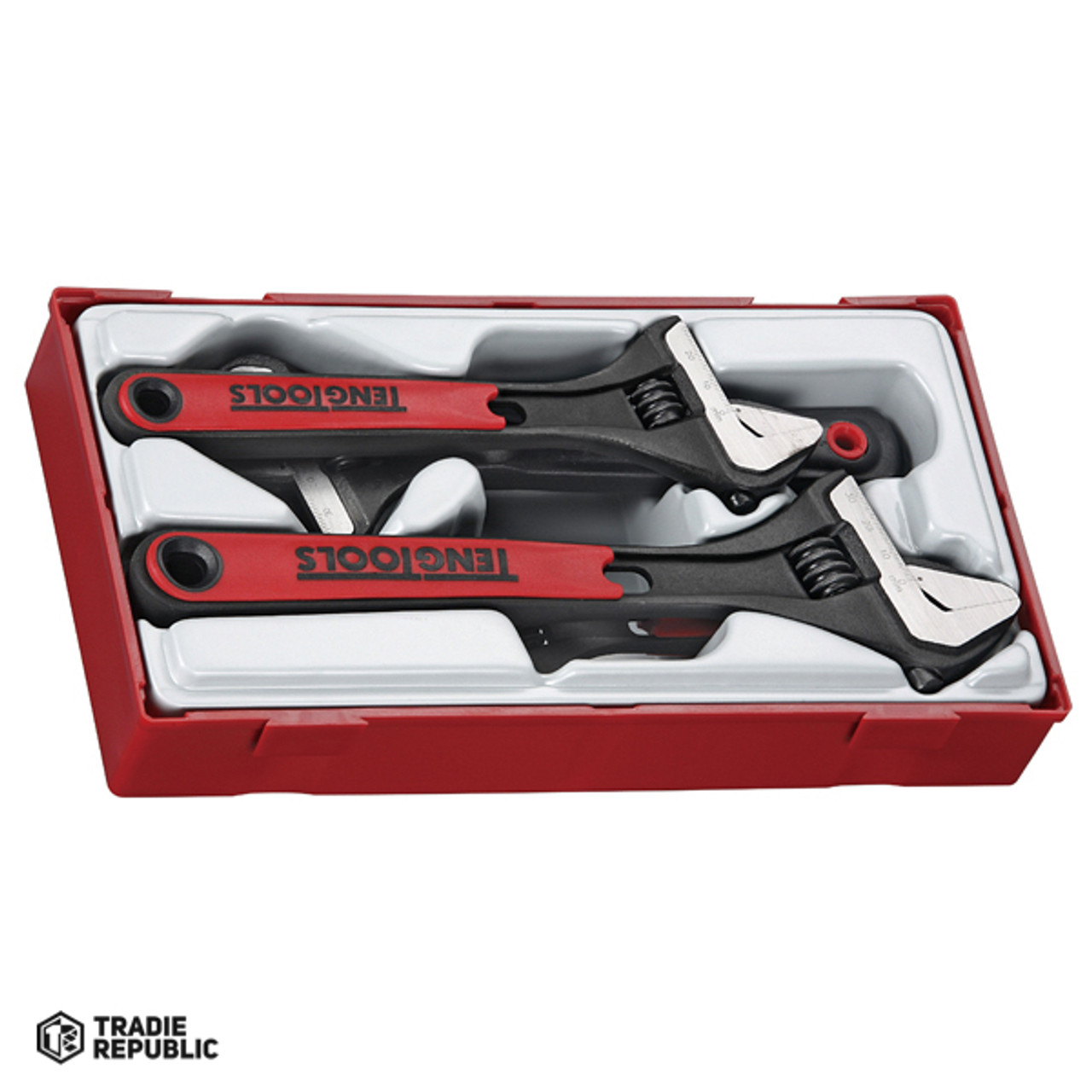 TTADJ04 Teng 4pc Adjustable Wrench Set - TC-Tray