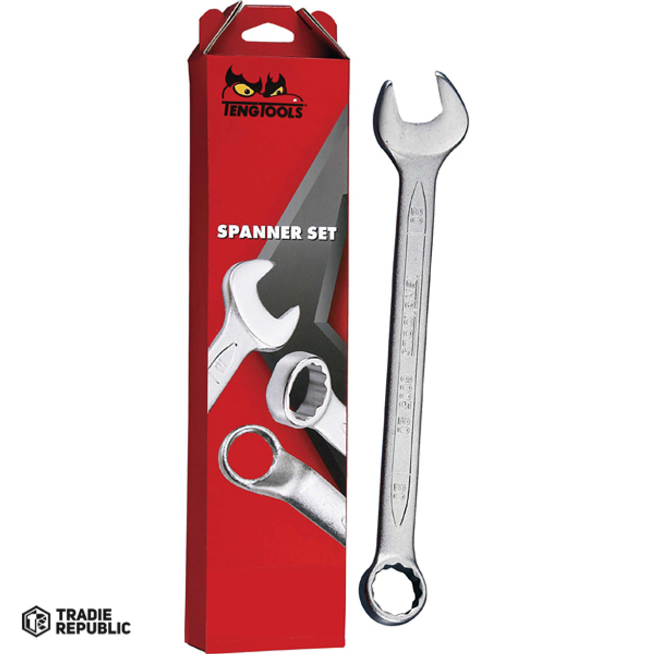 6512N Teng 12pc Combination Metric Spanner Set 8-19mm