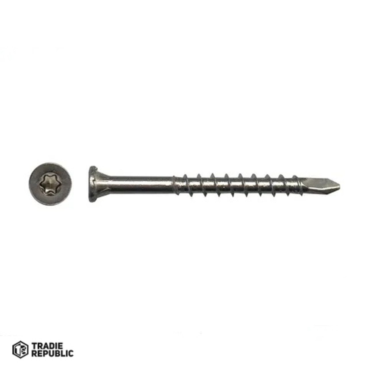 17SSAB1065 Macsim SS 304 Trim Head Torx Drive Self Drilling Decking Screw