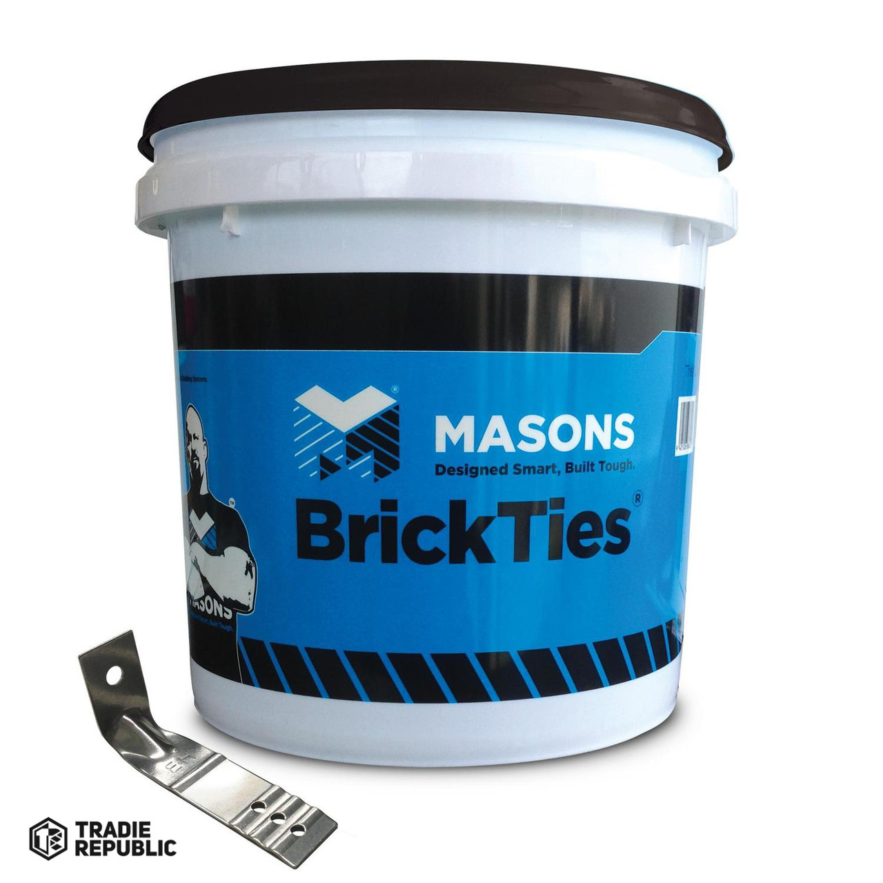 TIE85SS250 Masons 85mm Short Stainless Steel Brick Ties