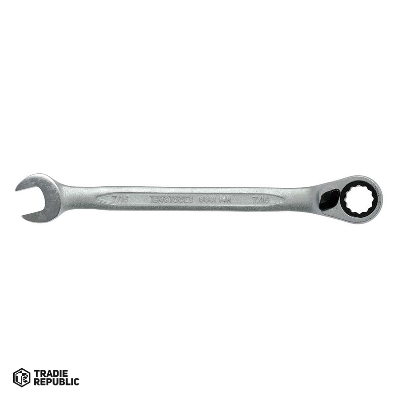 600114R Teng Reversible Ratchet Combination Spanner 7/16in