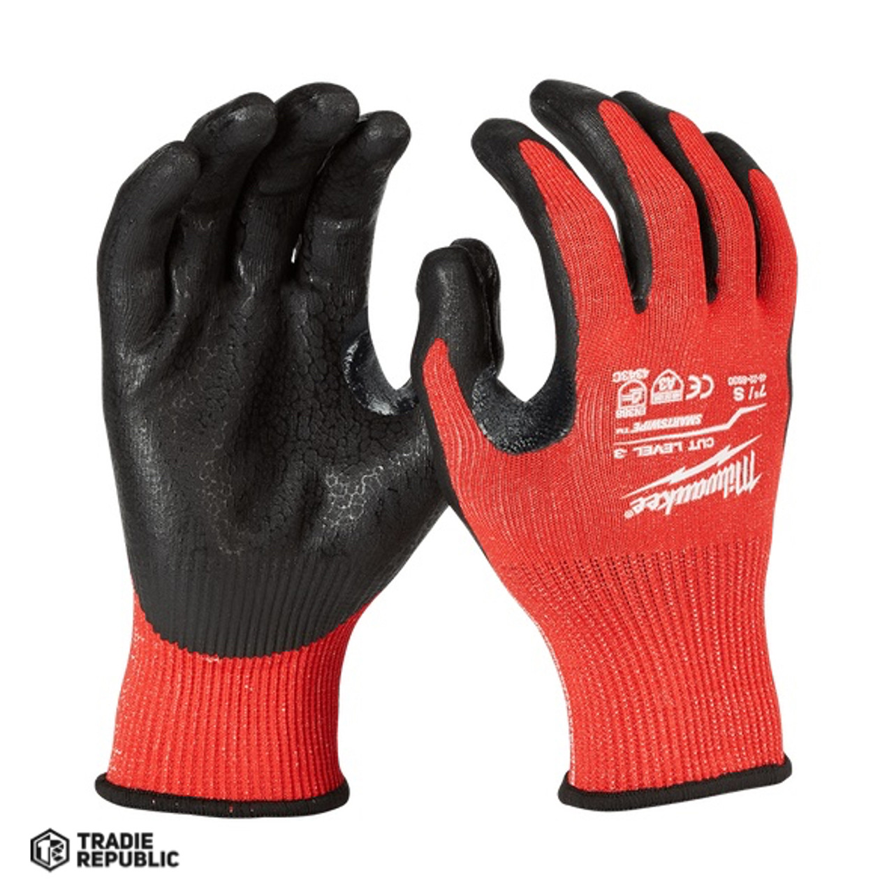  Milwaukee Cut 3(C) Nitrile Dipped Gloves