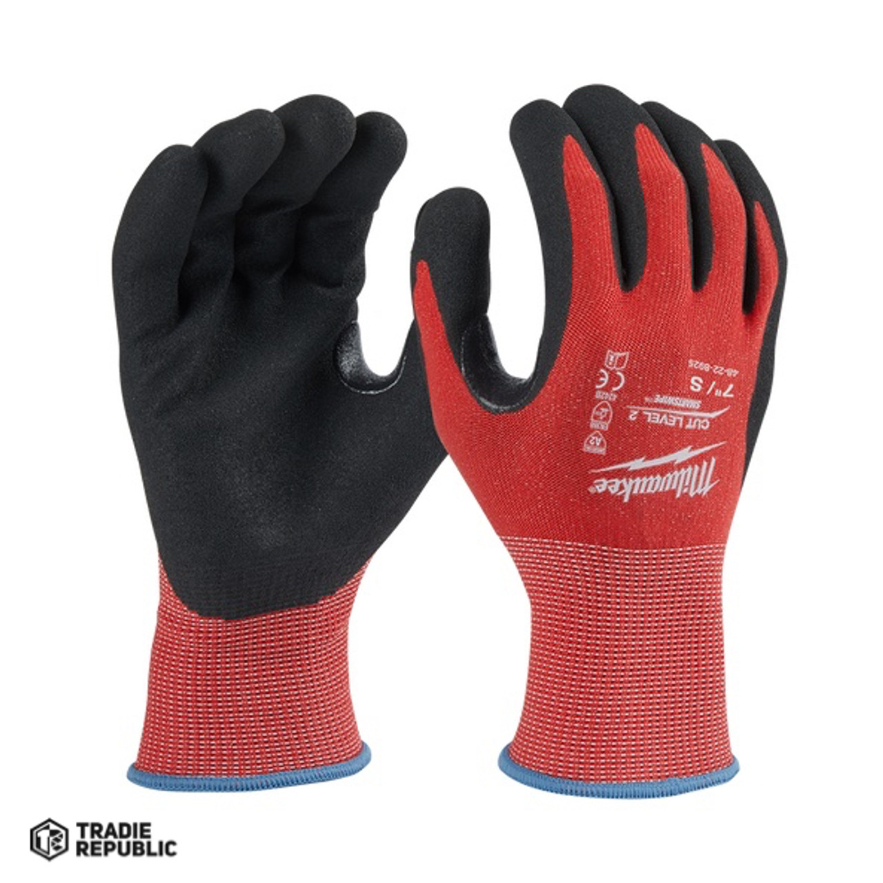  Milwaukee Cut 2(B) Nitrile Dipped Gloves
