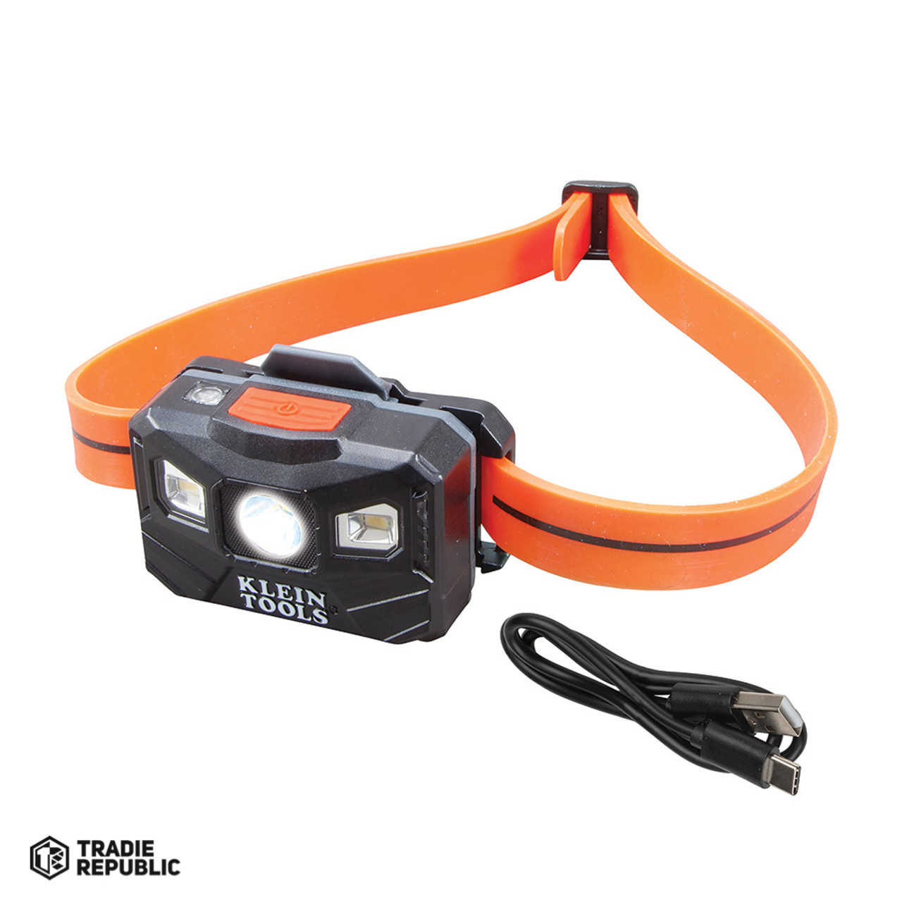A-56064 Klein Headlamp Rechargeable Silico Strp 400LM