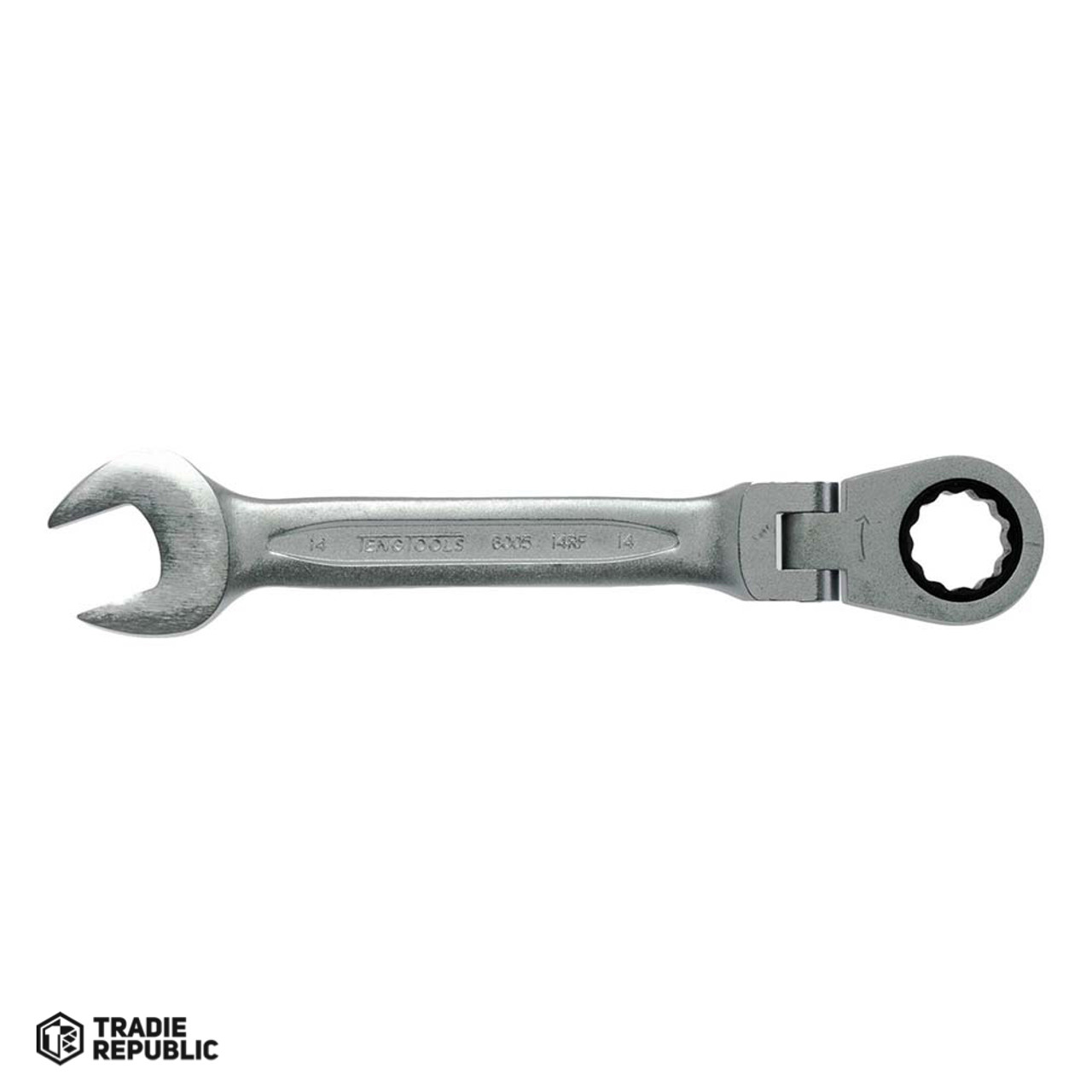 600514RF Teng Flex-Head Ratchet Combination Spanner 14mm