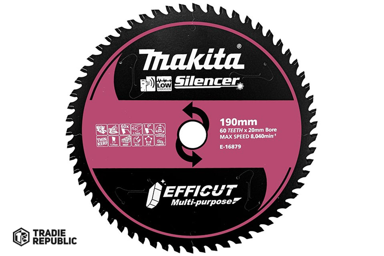 E-16879 Makita Efficut Multi  Saw Blade 190mm x 60T