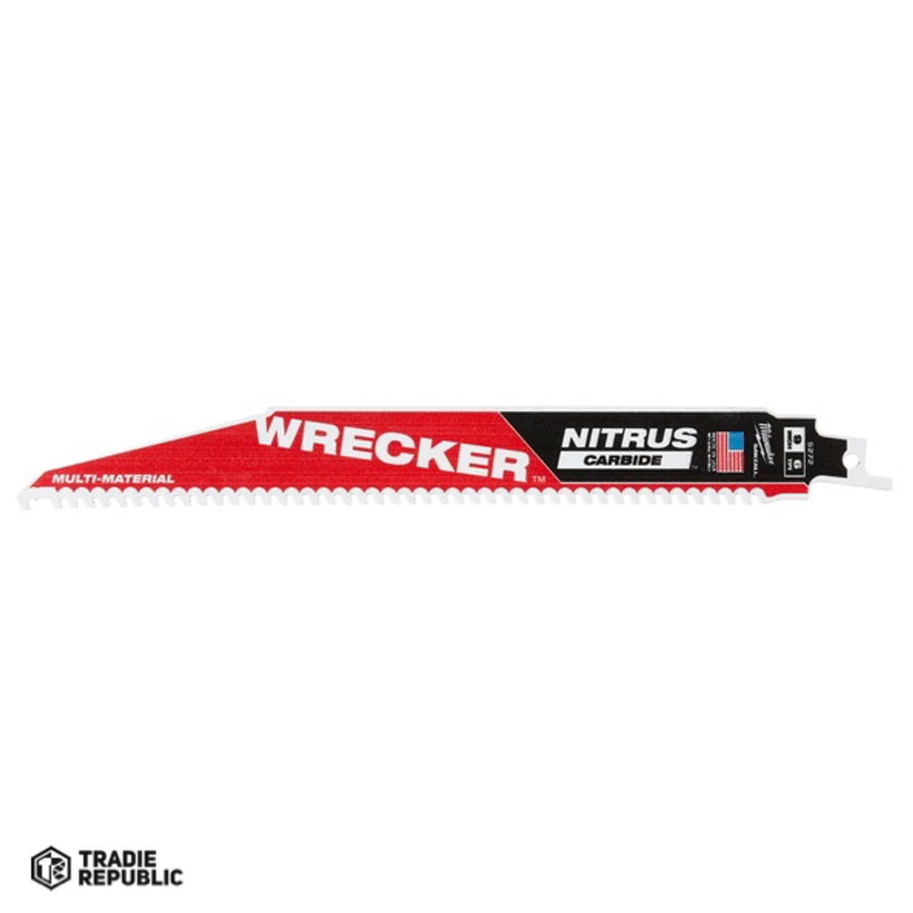 48005272 Milwaukee Sawzall The Wrecker With Nitrus Carbide Teeth Demolition 230mm 6PTI 1PK