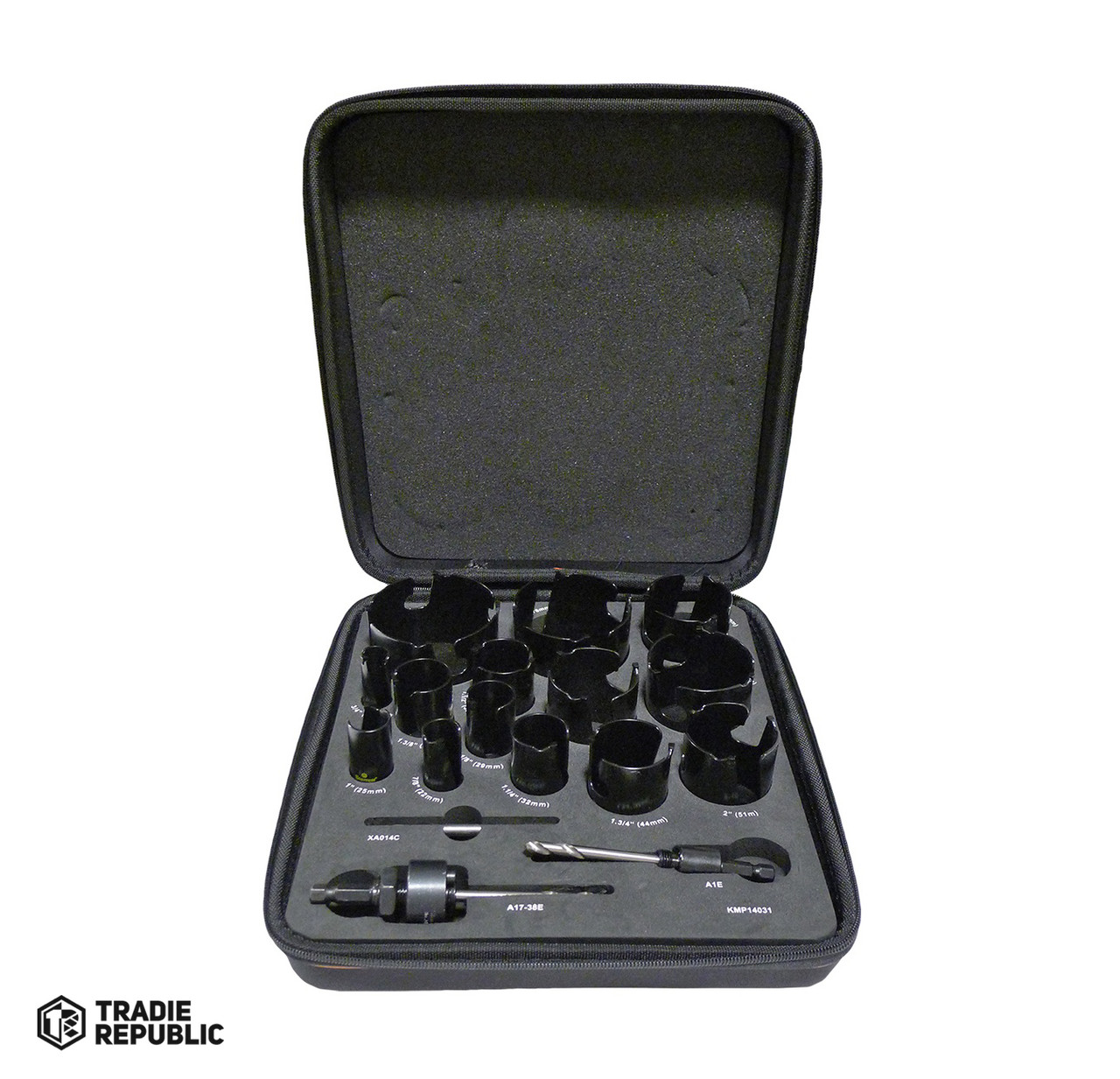 SRKMP14031E-BBQ Starrett 17pc TCT Holesaw Set