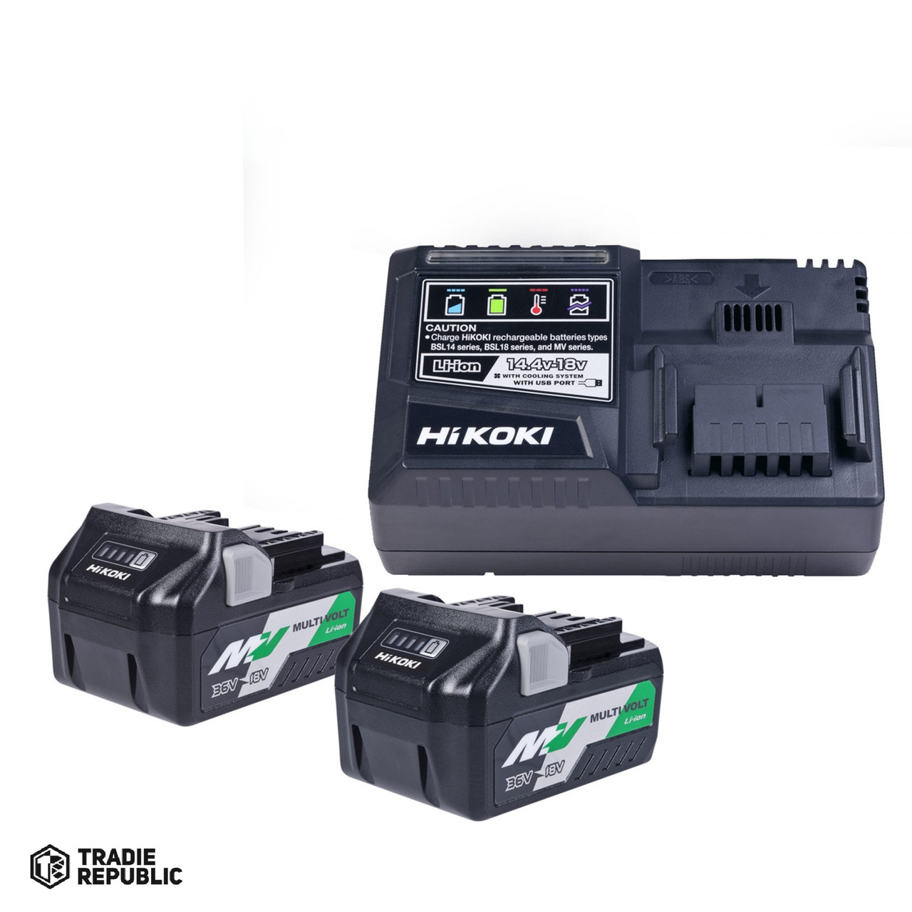 UC18YSL3(HEZ) Hikoki MultiVolt Batteries and Charger Kit. UC18YSL3(HEZ)