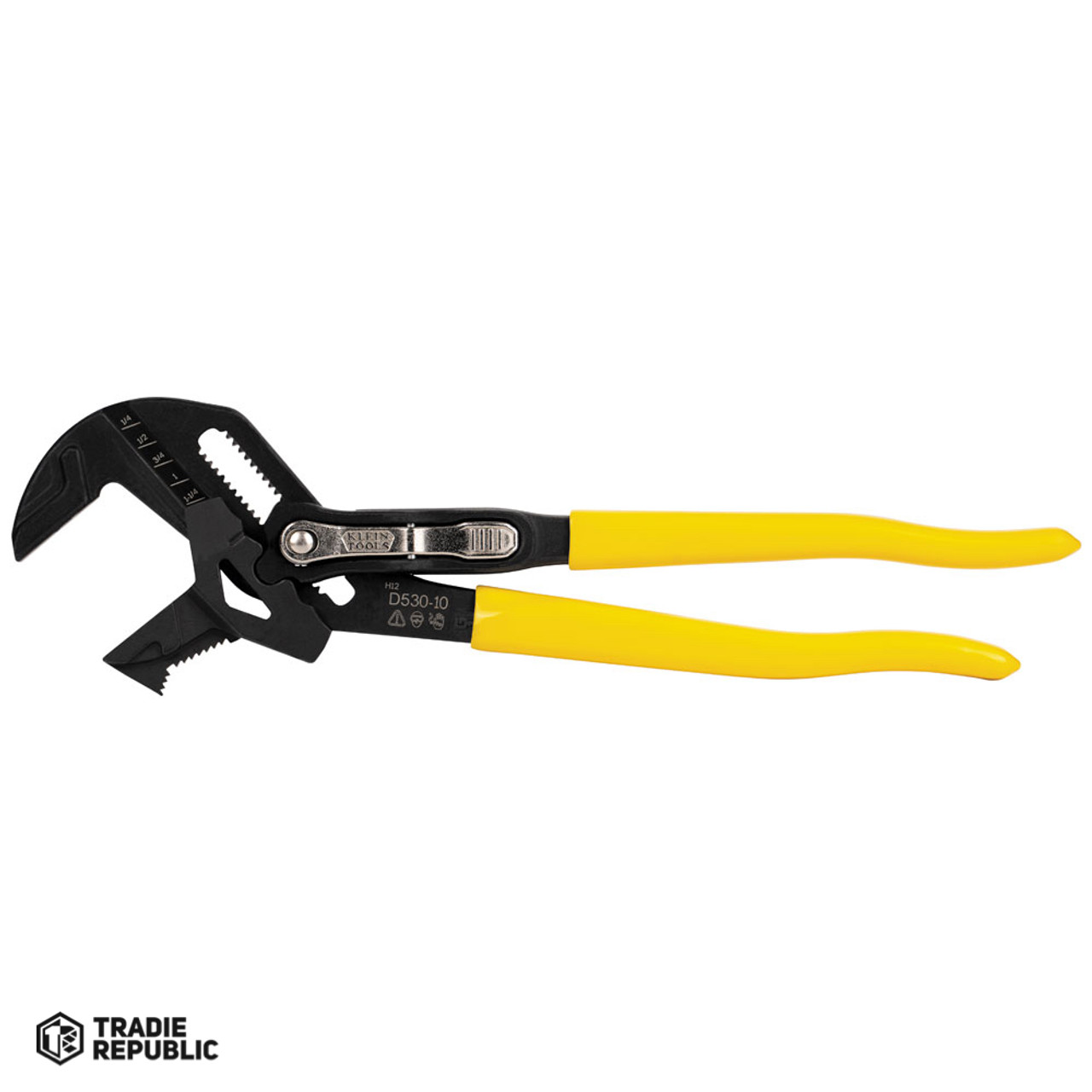 A-D530-10 Klein 2-in-1 10IN Adjustable Plier Wrench with Reversable Jaw