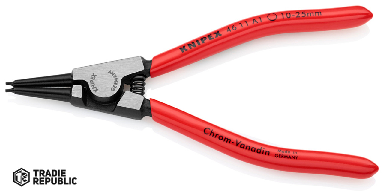 4611A1 Knipex Circlip Pliers External Straight 140mm